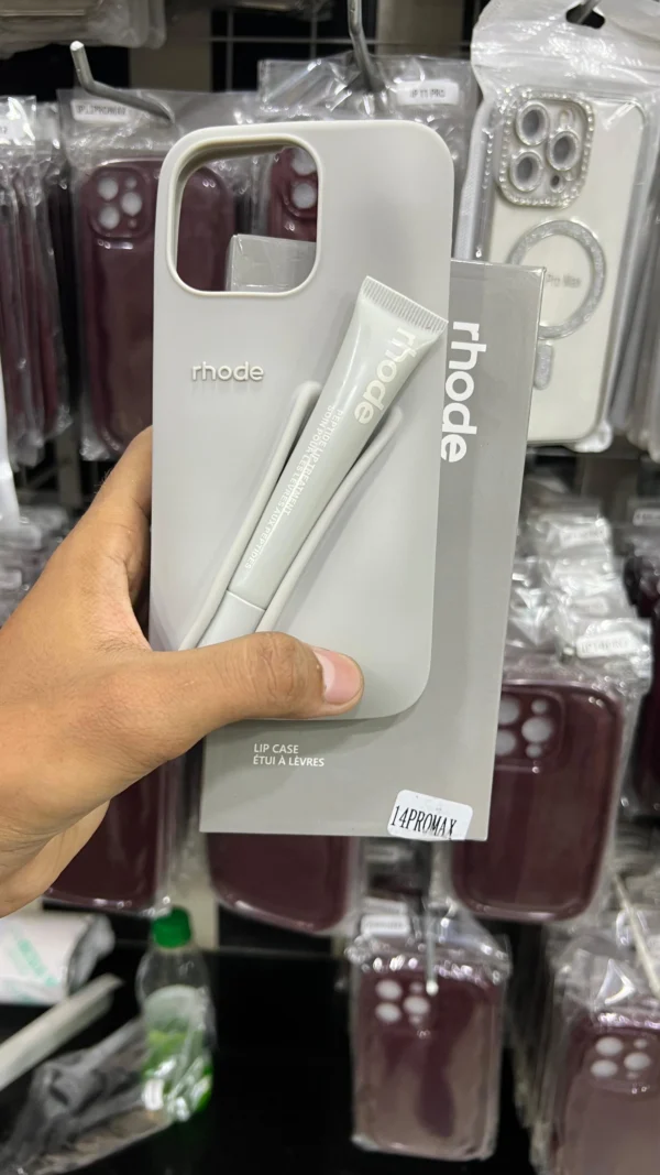 Trendy Rhode Lip SIlicone Case With Original Rhode LipGloss 💄 - Image 6