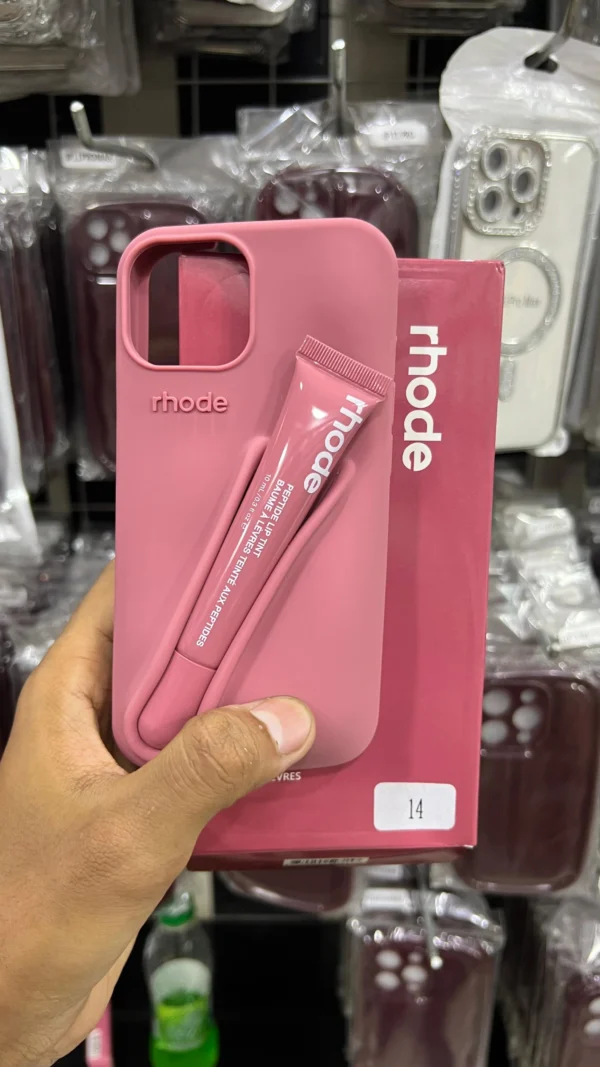 Trendy Rhode Lip SIlicone Case With Original Rhode LipGloss 💄 - Image 7