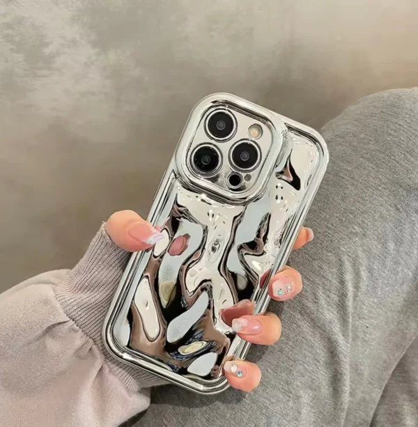 🪐 Glossy Meteorite Laser Case – trendy & Stylish - Image 2