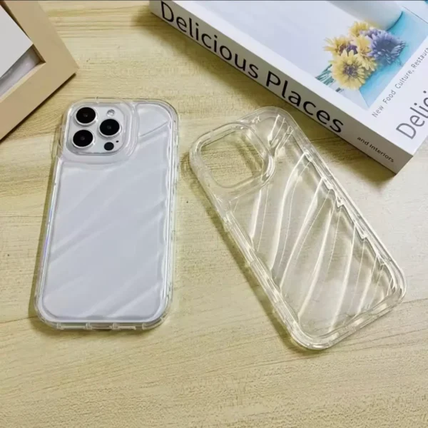 Premium Transparent Wavy Anti-Burst Case ( 70% Off Today ) - Image 3