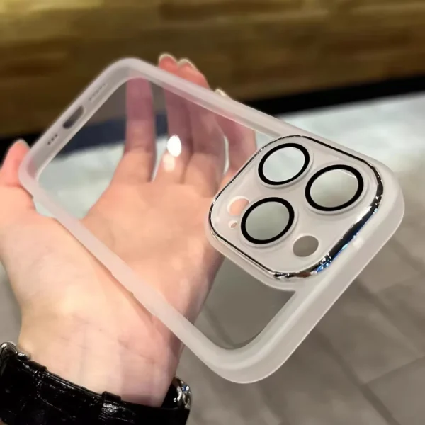 Premium Camera Lens Protection Silicone Case for iPhone - Image 2