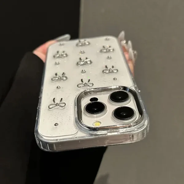 TRANSPARENT BOW SHIMMERY CASE 50% OFF TODAY - Image 6