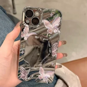 Butterfly Mirror Premium Case for iPhone (FLAT 70% OFF)