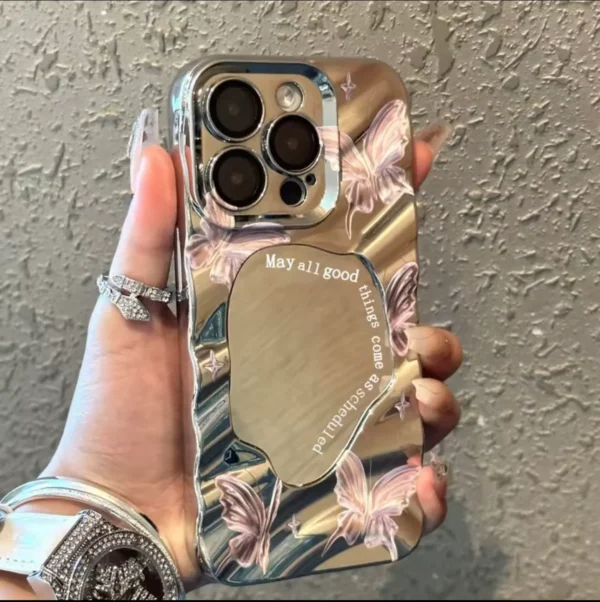 Butterfly Mirror Premium Case for iPhone (FLAT 70% OFF) - Image 2