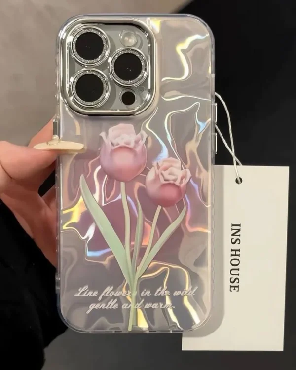 Gradient Flower iPhone Case w/ Lens Protector 70% OFF TODAY - Image 2