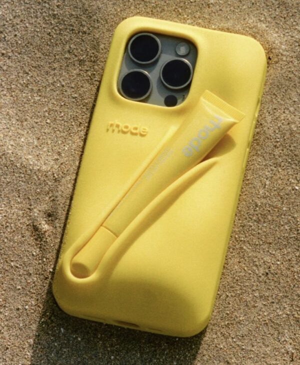 Trendy Rhode Lip SIlicone Case With Original Rhode LipGloss - Image 3